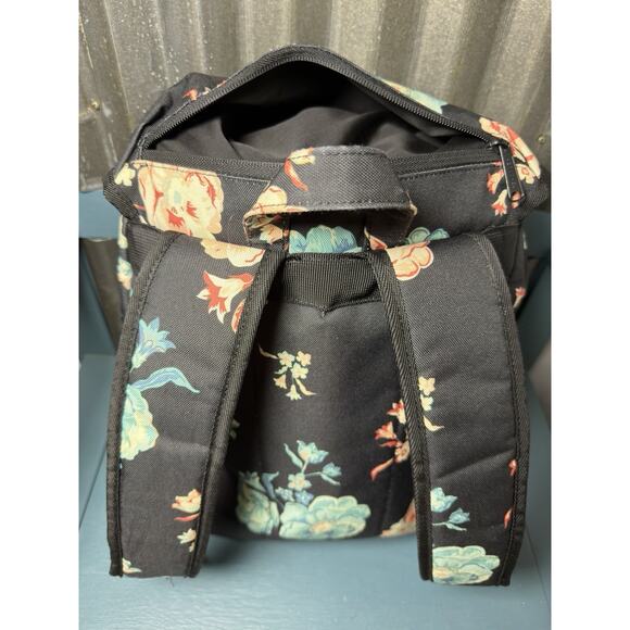 Herschel Supply Co. Iona Backpack Bag Pastel Petals Floral Print Black Pink main image 4